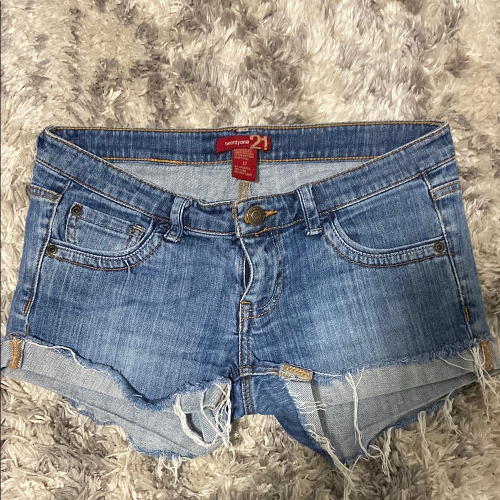 Forever 21 Distressed Denim Shorts
